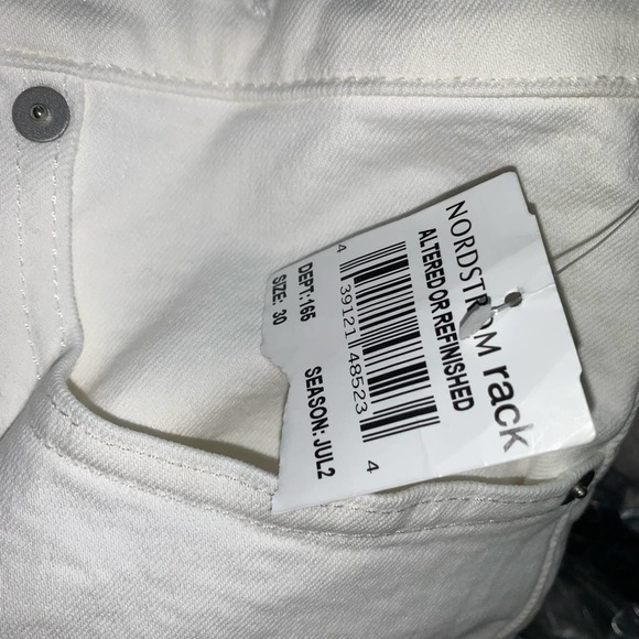 NWT Madewell The Perfect Vintage Jean White Cropped Size 30 - Picture 7 of 11